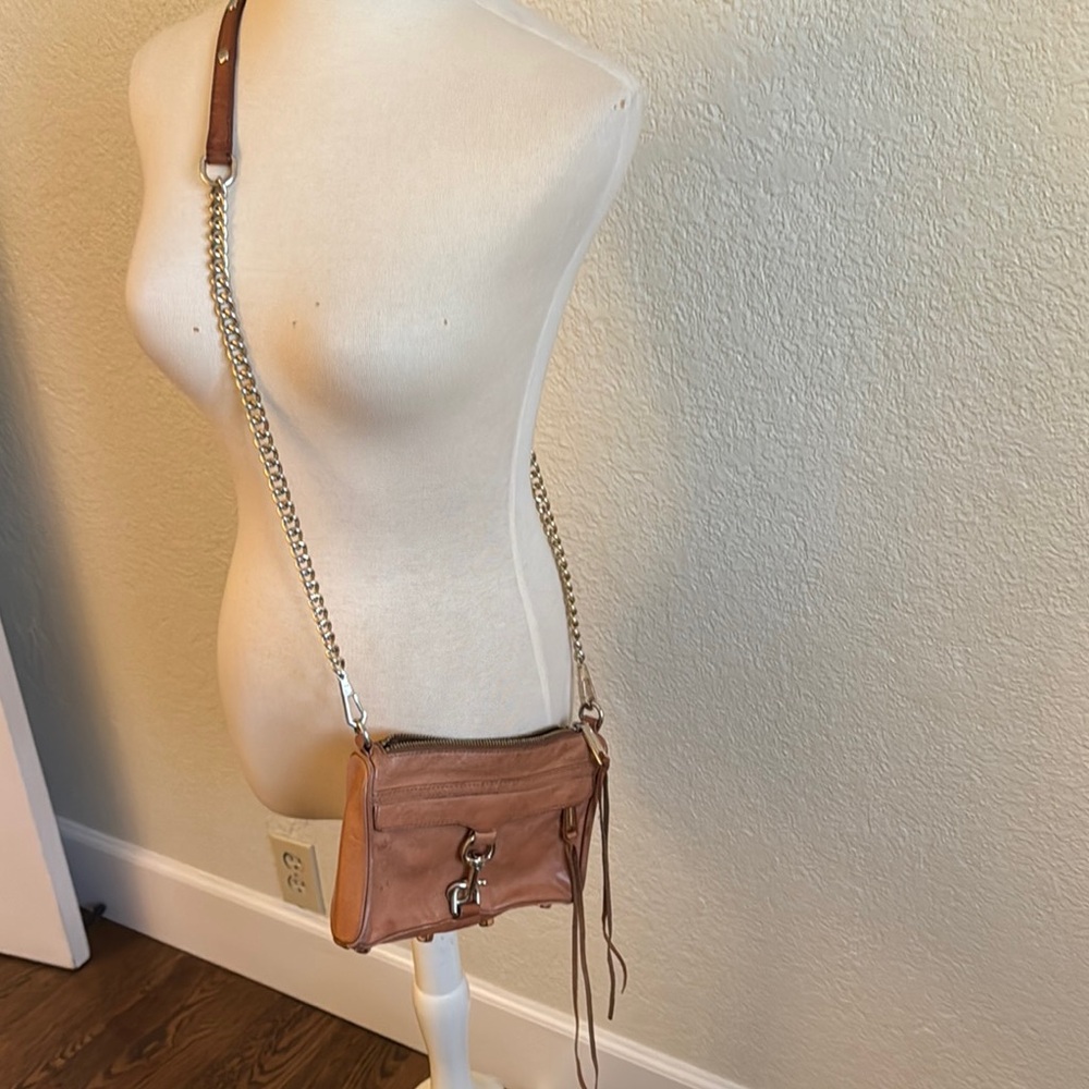 Rebecca Minkoff Tan Leather Crossbody Bag